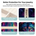 thumbnail image 3 of Wolf Travel Portable Square Bracelet Holder Organizer Box with Necklace Holder - Jewelry Organizer for Girls and Women, 3 of 6