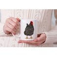 thumbnail image 7 of WIRESTER 11 Oz Ceramic Tea Cup Coffee Mug, Plymouth Rock Chicken, 7 of 7