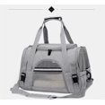 thumbnail image 2 of Dog bag, transport bag for pets, gray, 2 of 4
