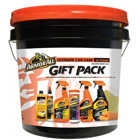 Armor All Ultimate Car Care Gift Pack, Car Wash, Car Detailing & Car Cleaning Kit (10 Pieces)