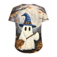 thumbnail image 5 of DIOAZUD Women's Plus Size Halloween T-Shirt Short Sleeve Crew Neck Spooky Graphic Tees Lightweight Casual Fall Tops M-5XL, 5 of 6