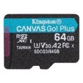 thumbnail image 2 of Memoria Kingston Canavas Go Plus MicroSDXC de 64 GB Clase 10, incluye Kingston SDCG3/64GB, 2 of 2