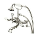 thumbnail image 4 of Water Creation F6-0007-03-AX Vintage Classic 7 in. Spread Deck Mount Tub Faucet - Oil-Rubbed Bronze&#44; Brown, 4 of 5