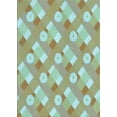 thumbnail image 1 of Ahgly Company Tapis Rectangulaire Lavable en Machine Bleu Vert, 8 Pieds x 12 Pieds, 1 of 7