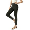 thumbnail image 4 of INSPIRE CHIC Pantalones Jeggings para Mujer Control de Abdomen Elásticos de Cintura Alta Skinny Talla XS Gris, 4 of 6