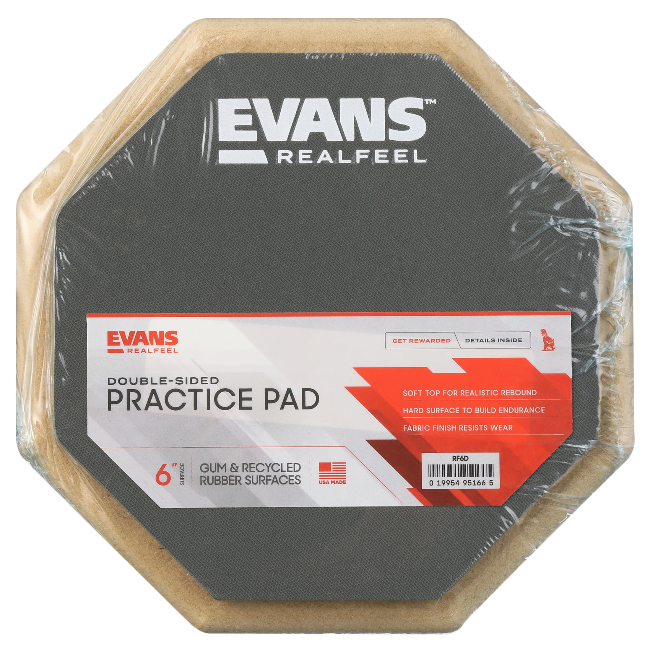 Evans 2-Sided RealFeel Practice Pad 12