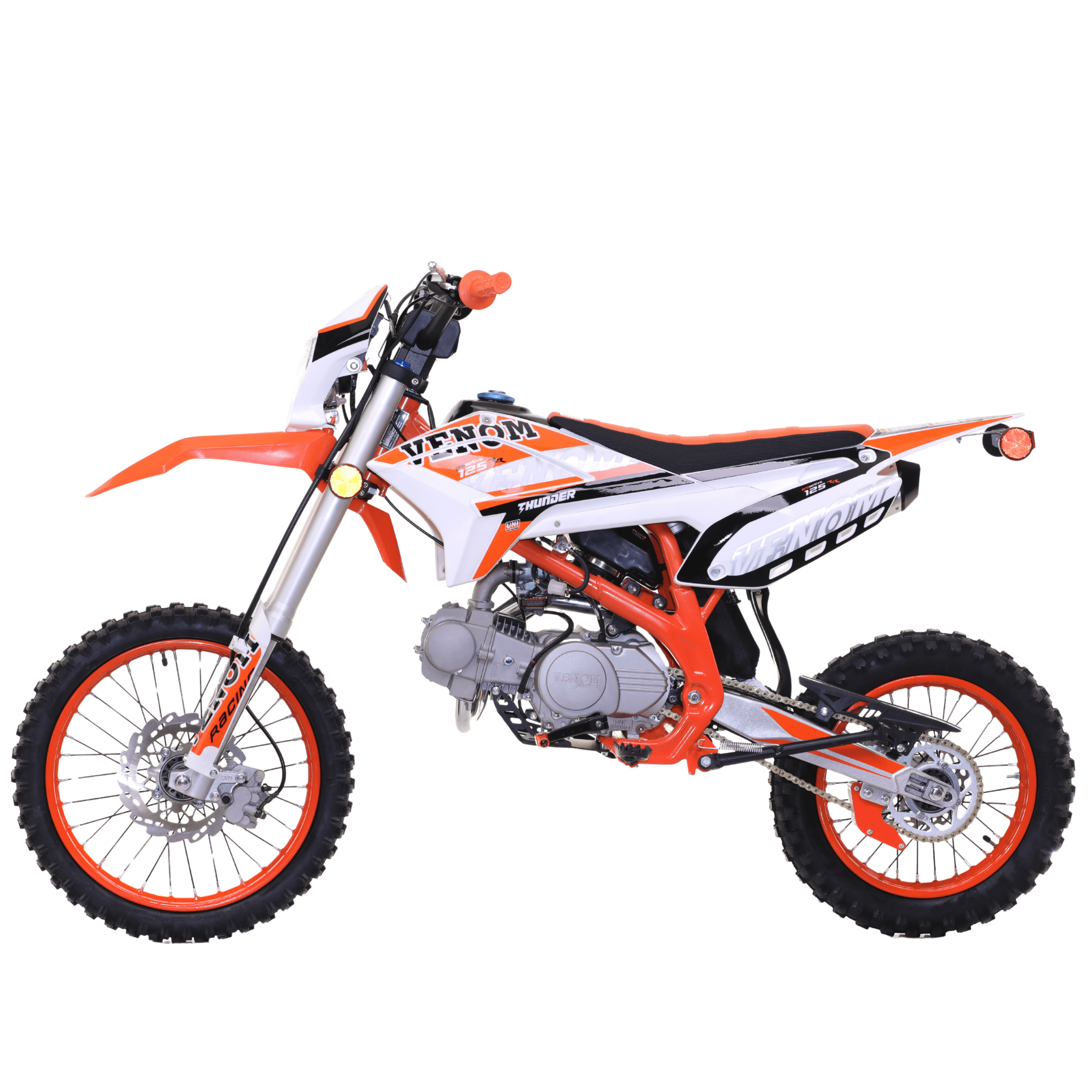 Venom Thunder 125cc Dirt Bike – 4-Speed Manual Transmission, Off-Road Ready