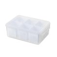 thumbnail image 1 of MesaSe Refrigerator Storage Box Replacement Transparent 6 Grid Stackable Home Kitchen Ginger Organizer Drainer Accessories, 1 of 10