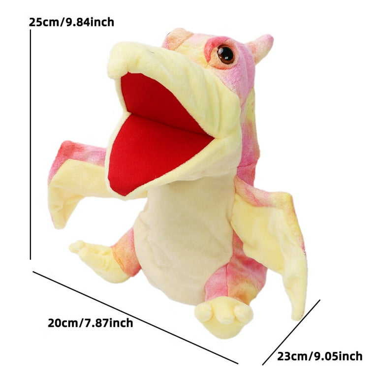Pterodactyl Plush Toy Dinosaur Stuffed Animal Hand Puppet with