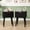 Black, variant on PEXMOR Nightstands with Fabric Drawers, Fluted Side Table with Charging Station, Charging Station for Bedroom, Dorm