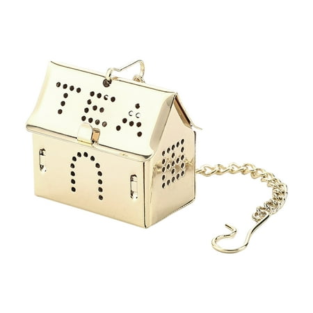 

Stainless Steel Tea Strainer House Shape Mesh Tea Filter Loose Leaf Tea Infuser Strainers with Chain Hook