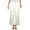 Ultra White, variant on Womens Denim Stretch Wide Leg Jeans White 30
