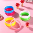 thumbnail image 6 of WASHWEPE Plastic Bangle Bracelets for Women Travel 12Pcs 3In Wide, 6 of 7