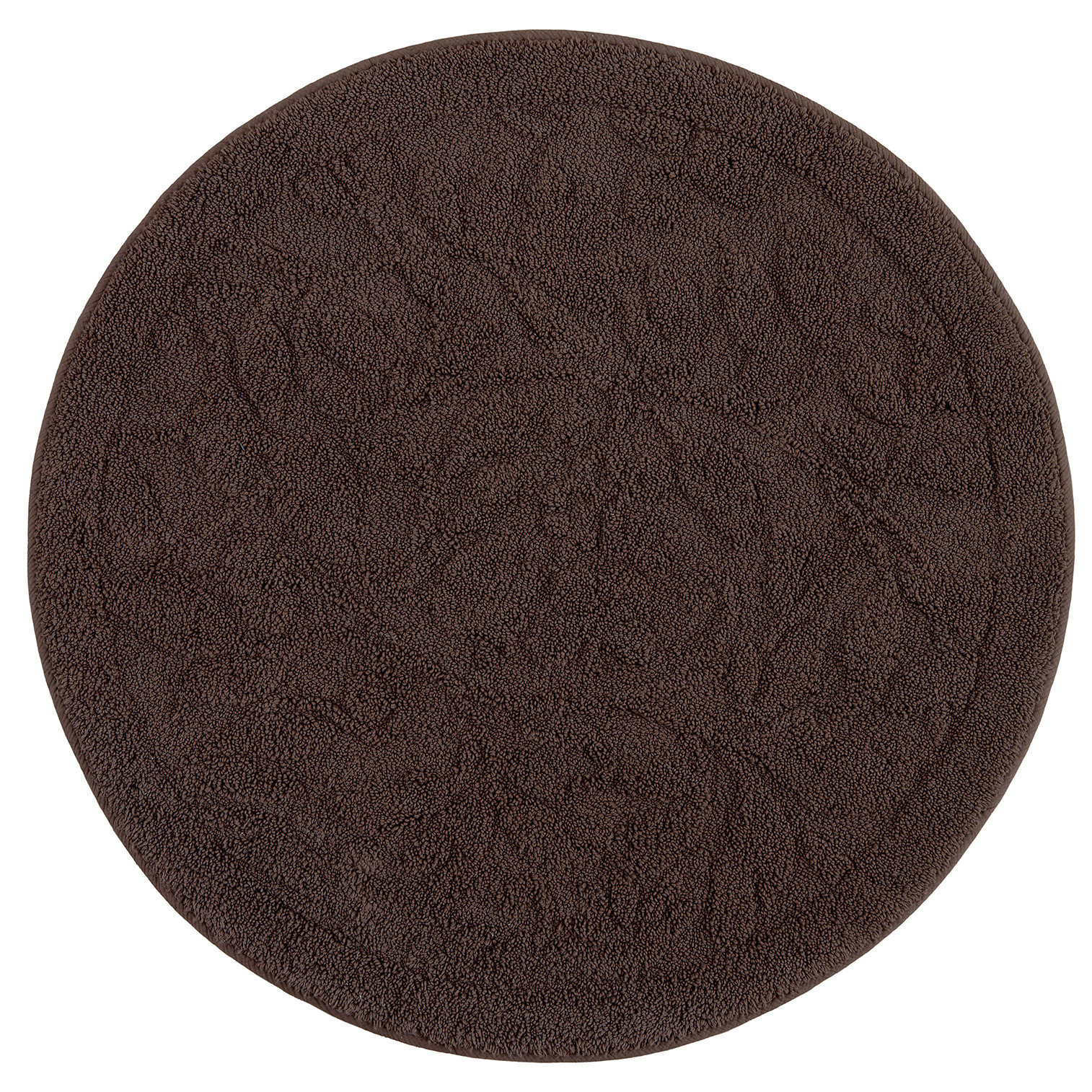 Mohawk Home Foliage Chocolate Bath Rug Square, 3'x3', Brown