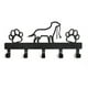 thumbnail image 1 of Perchero para Perros Perchero con Estante Perchero para Perros Guardarropa Soporte para collares montado en la pared con 5 ganchos para el área de entrada, 1 of 8