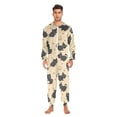 thumbnail image 6 of joogoo Cats Balls Unisex Adults Onesies Pajamas Jumpsuits L, 6 of 7