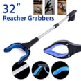 thumbnail image 1 of 1pc, 32 Inch Lightweight Heavy-Duty Garbage Picker Grabber - Extra-Long Reach with Smooth 360 Rotating Clamp for Easy Pickups, Ultra-Lightweight Design, Perfectly Suitable for Seniors or Those with Mo, 1 of 5