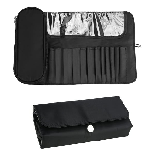 Bolsa organizadora de viaje portátil y plegable para brochas de maquillaje LUEXBOX
