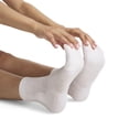 thumbnail image 4 of Jockey Women's Performance Cotton Blend Quarter Socks - 3 Pack, 4 of 6