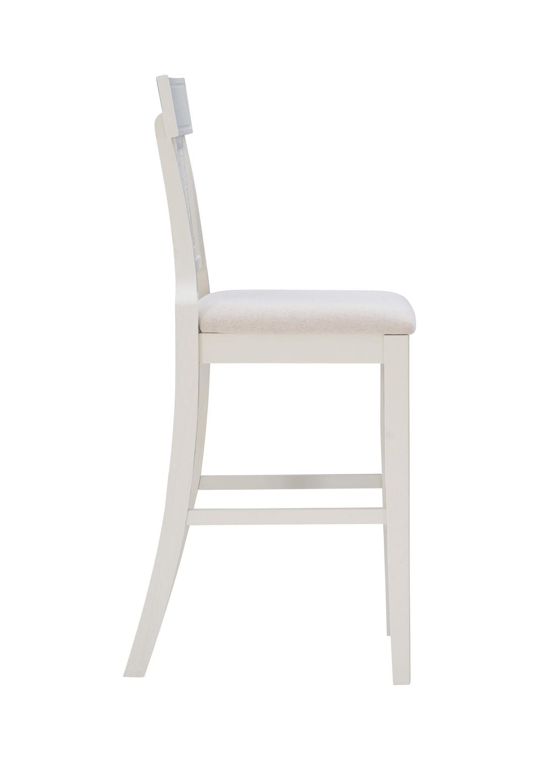 Tabouret de bar Alton, blanc