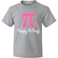 thumbnail image 3 of Inktastic Happy Pi Day Pink Math Symbol Youth T-Shirt, 3 of 5