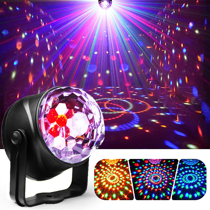 Disco Ball Party Lights Stage Light Strobe LED DJ Indoor Colorful Dance