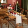 thumbnail image 4 of Christmas Table Runner Simple Stripe Merry Christmas Long Runners for Winter Xmas Home Kitchen Dining Table Decoration 13 x 90 Inch, 4 of 5