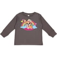 thumbnail image 3 of Inktastic Corgi Dog Cute Puppy Girls Long Sleeve Toddler T-Shirt, 3 of 5