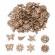 thumbnail image 1 of 100 piezas de Adornos de flores de madera yuxing forma de pájaro, 1 of 1