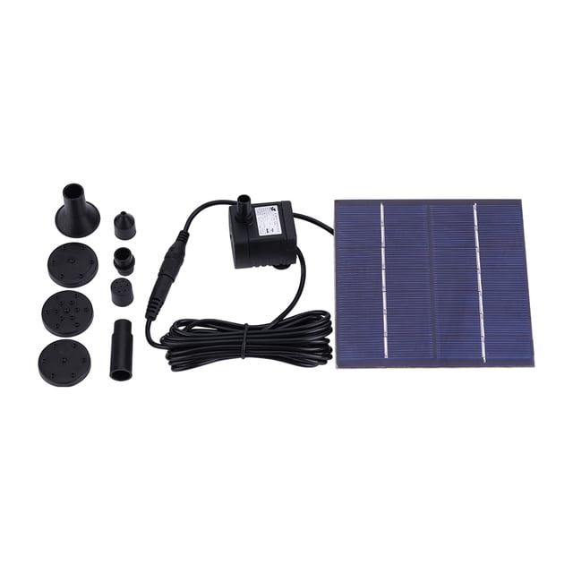 Peahefy Water Pumps, Floating Water Pump,Solar Power Floating Fountain Water Pump for Garden Pond Pool Fish Tank