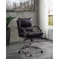 thumbnail image 4 of Acme Furniture Haggar Executive Office High Backrest Chair in Antique Slate Top Grain Leather, 4 of 6