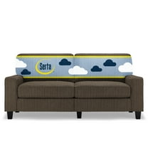 Serta Palisades 73" Track Arm Sofa with Removable Covers Brown