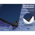 thumbnail image 6 of KOMI Case Fits Samsung Galaxy Tab A9 8.7-Inch 2023 (SM-X110/X115/X117), Ultra-Thin Trifold Smart Tablet Stand Cover TPU Shell Case Fits Samsung Galaxy Tab A9 8.7" 2023 Tablet, Navy Blue, 6 of 8