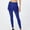 Blue, variant on Clearance Clothes Under $10.00 Leggings for Women Comfy Elastic Waist Seamless Yoga Pants Slim Fit 2-in-1 Non See Through Leggings for Dance Cyclings Running