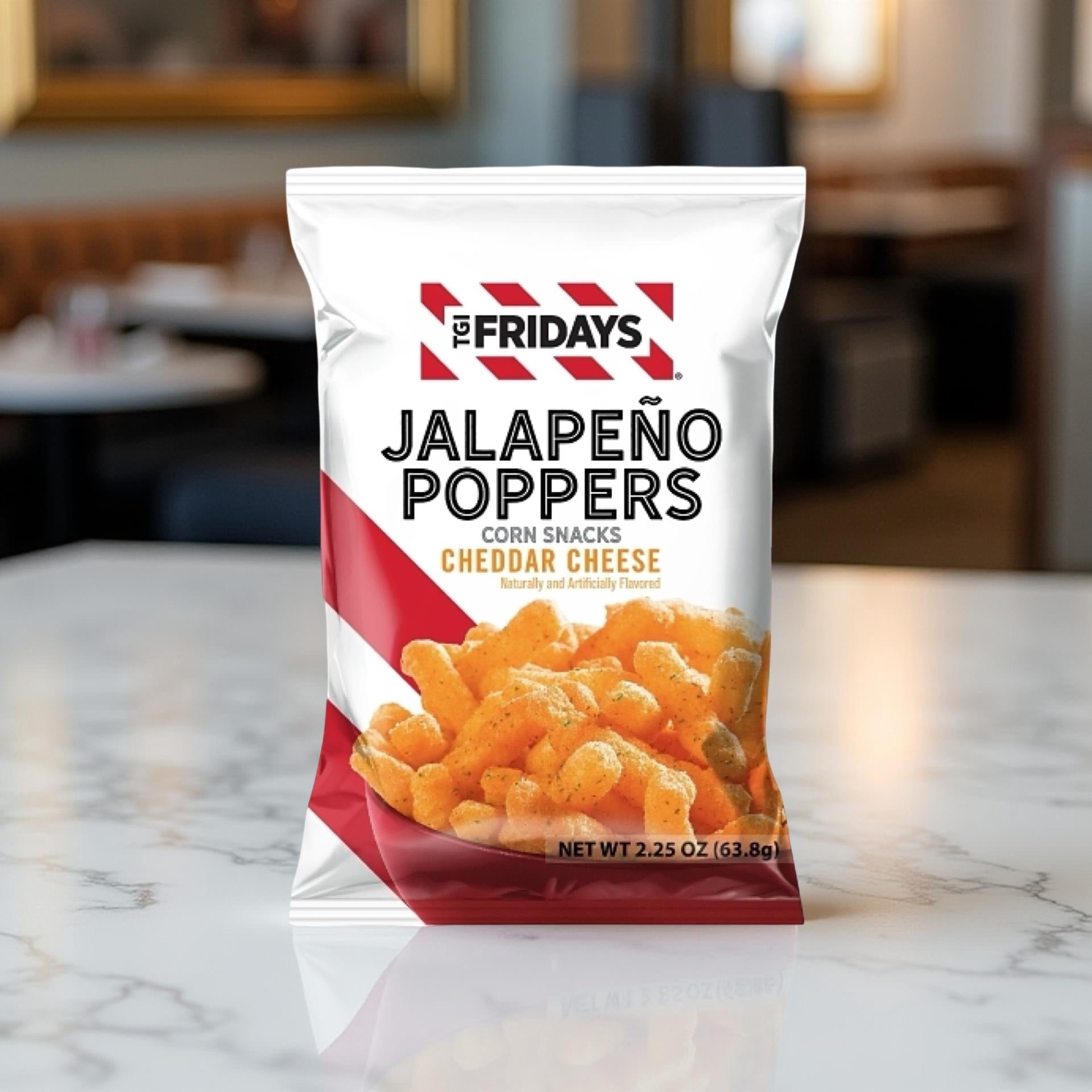 TGI Friday's Hot Cheddar Jalapeno Popper Sticks, 6 Packs, 2.25 oz