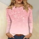 thumbnail image 1 of Blusas Wancir de manga 3/4 para mujer, camisetas casuales de manga tres cuartos, cuello redondo, lindas blusas tipo túnica, blusas de verano para mujer 2024, 1 of 5