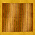 thumbnail image 1 of Ahgly Company Indoor Square Oriental Yellow Modern Area Rugs, 4' Square, 1 of 4