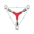 thumbnail image 5 of Llave Dados Bicicleta Tipo Y Tres Vías 8mm 9mm 10mm ALTREGO, 5 of 5