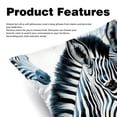 thumbnail image 2 of Zebra Set of 2 Velvet Throw Pillow Covers Inserts with 16x16, 18x18, 20x20 Inches Chair Pillow Covers - Unique Patterns for Throw Pillows for Various Occasions, 2 of 6