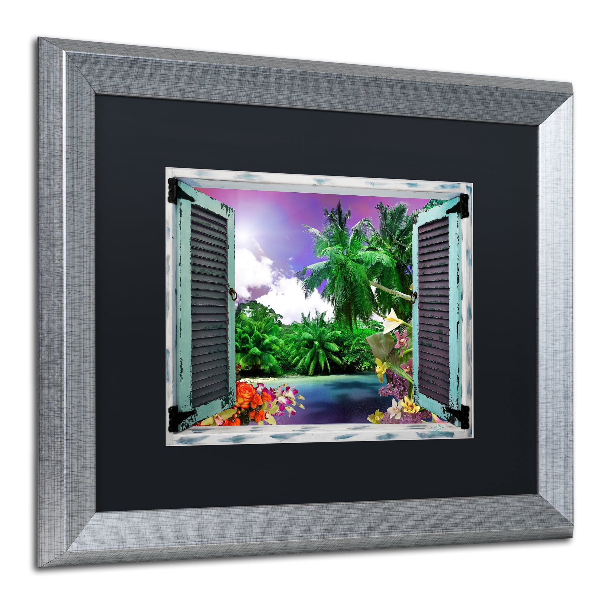Trademark Art Landscape Framed Art Print, by Leo Kelly
