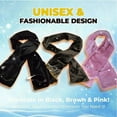 thumbnail image 4 of USB Heating Scarf - Unisex Carbon Fiber Heated Shawl with Pockets,Super Soft Fleece,Rechargeable Power Pack,Machine Washable,Fashionable Winter Warmth(Brown), 4 of 7