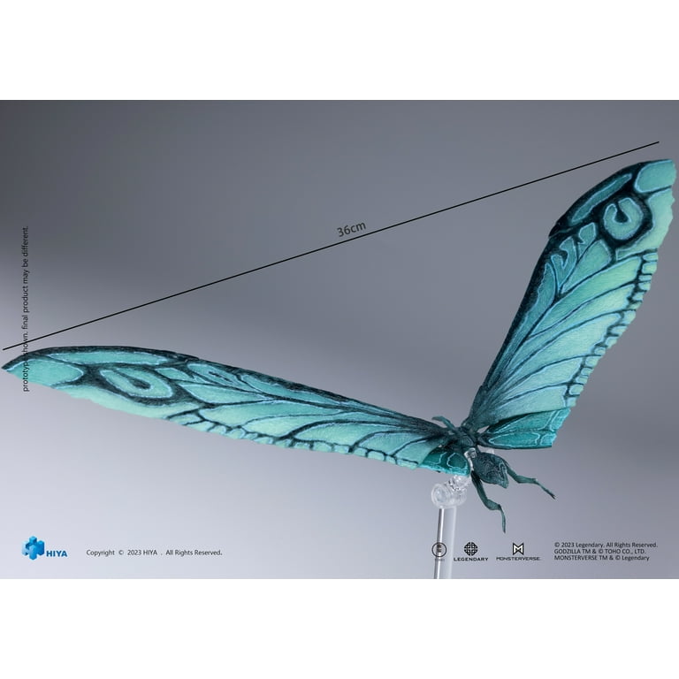 Hiya Toys Mothra Emerald Titan Adult Action Figure, 5.85 in, 0.45