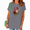 Grey, variant on Women's Vintage Floral Graphic Tee Casual Short Sleeve Crewneck Top Summer Shirt