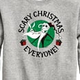 thumbnail image 3 of The Nightmare Before Christmas - Scary Christmas Everyone - Toddler And Youth Crewneck Fleece Sweatshirt, 3 of 5