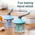 thumbnail image 2 of Whipped Cream Dispensers Manual Whipped Cream Rotating Hand Push Whisk Egg And Cream Mixer, 2 of 3