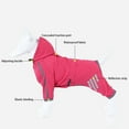 TIIFSWHS Pet Raincoat Dog Four Legged Raincoat Size Dog Pet Rainy Day
