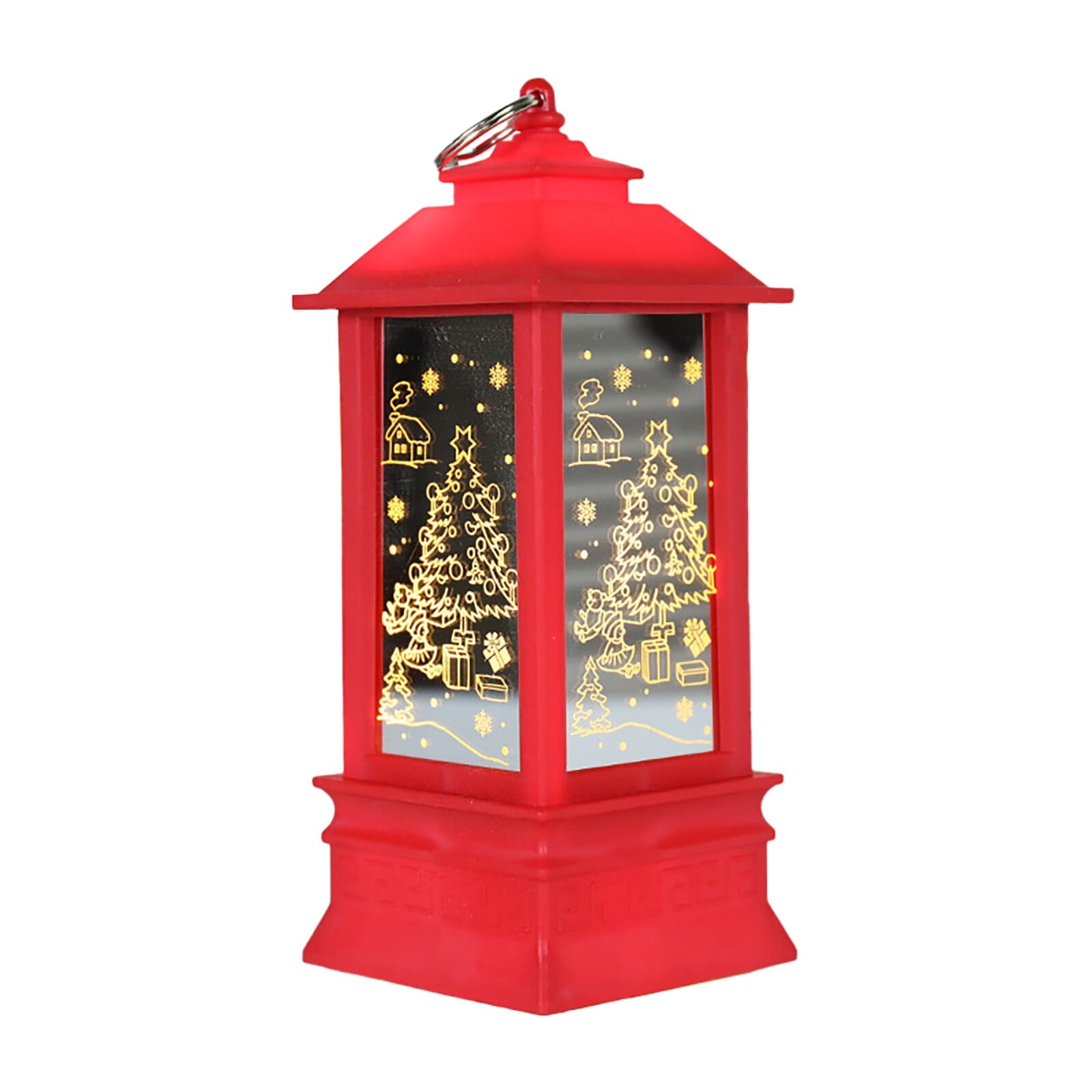 Ounabing Christmas Lantern, Candlestick Lamp Night Light Desktop Ornaments Christmas Ornaments