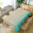thumbnail image 5 of 60x84inch Summer Beach Tablecloth Ocean Sand Beach Sea Waves Nature Scenic Table Cloth Dust Proof Wrinkle Resistant Table Cover for Dining Kitchen Cafe Outdoor Picnic Events Parties Supplies, 5 of 7