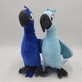 thumbnail image 2 of 11.8 Inch Rio Blu&Jewel Plush, Soft Cartoon Blue Macaw Stuffed Parrot Throw Pillows for Home Decor for Anime Fans (2 PCS), 2 of 8