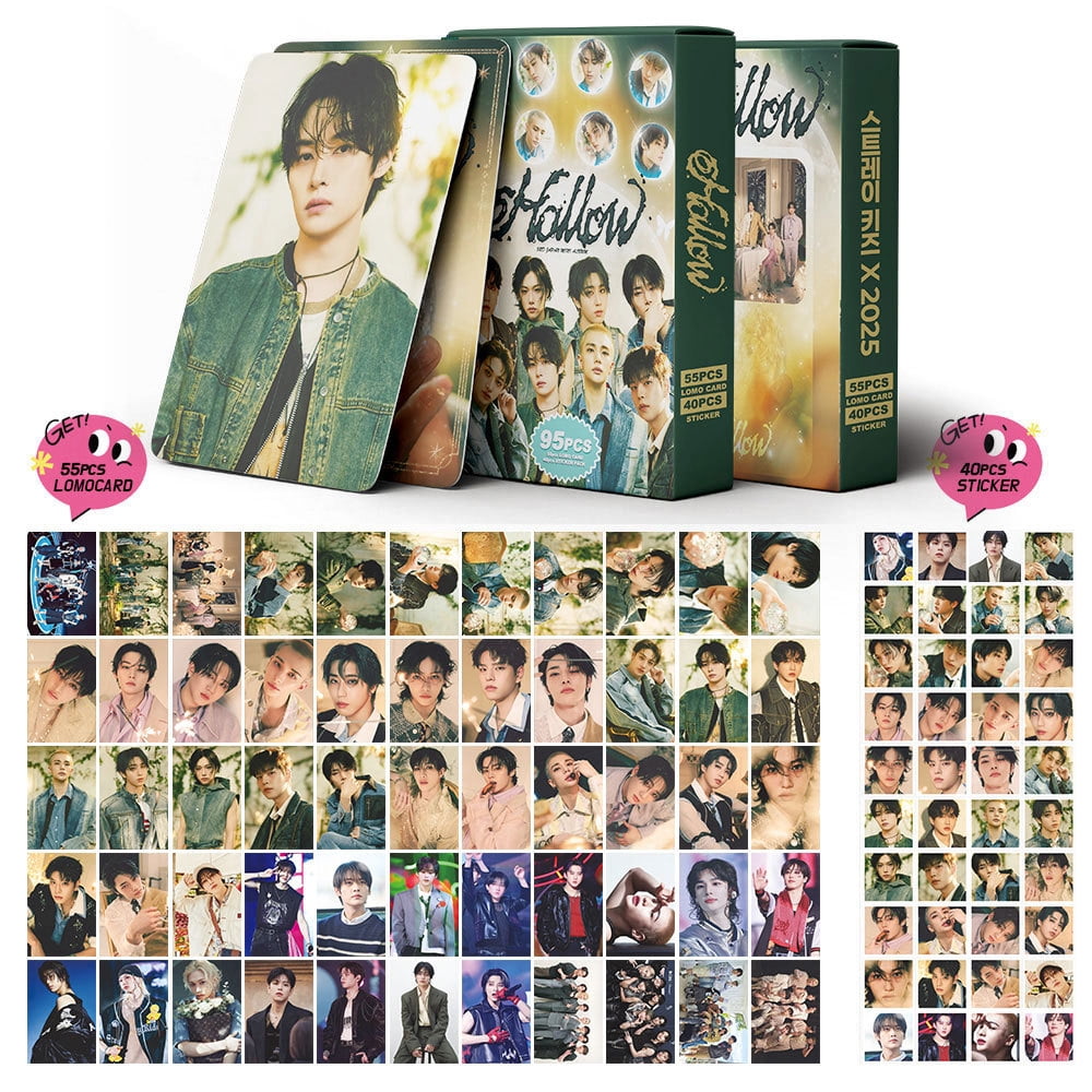 StrayKids Hollow Lomo Card Set SKZ DominATE tour Photocards + Free
